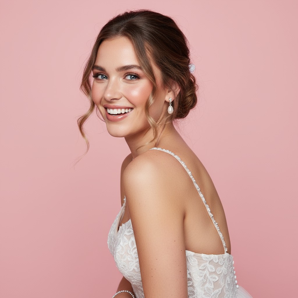 Loose Low Bun Wedding Hair Ideas